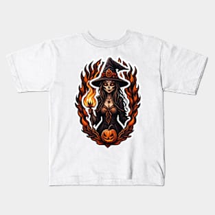 Halloween witch Kids T-Shirt